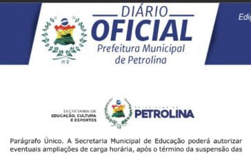 Prefeito de Petrolina nomeia mais cargos comissionados e corta salários e benefícios de servidores