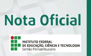 Gabinete da Reitoria emite nota sobre atividades acadêmicas no âmbito do IF Sertão-PE