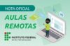 IF Sertão-PE emite nota oficial sobre o retorno das atividades acadêmicas em modo remoto