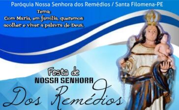 Festa de Nossa Senhora dos Remédios 2020 será transmitida pelo Facebook; veja detalhes