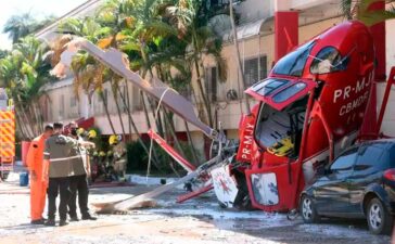 Médicos do Samu contam como foi o socorro na queda de um helicóptero no DF