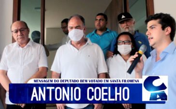 Deputado Antonio Coelho diz "o povo quer que o bom prefeito volte"