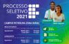 As inscrições para o Processo Seletivo 2021 para cursos técnicos do IF Sertão-PE estão abertas até o dia 20 de dezembro