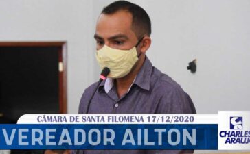 Vídeo: Vereador Ailton do Sindicato na última sessão da Câmara 2020