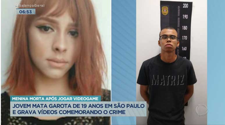 Jovem mata garota e grava vídeos comemorando o crime