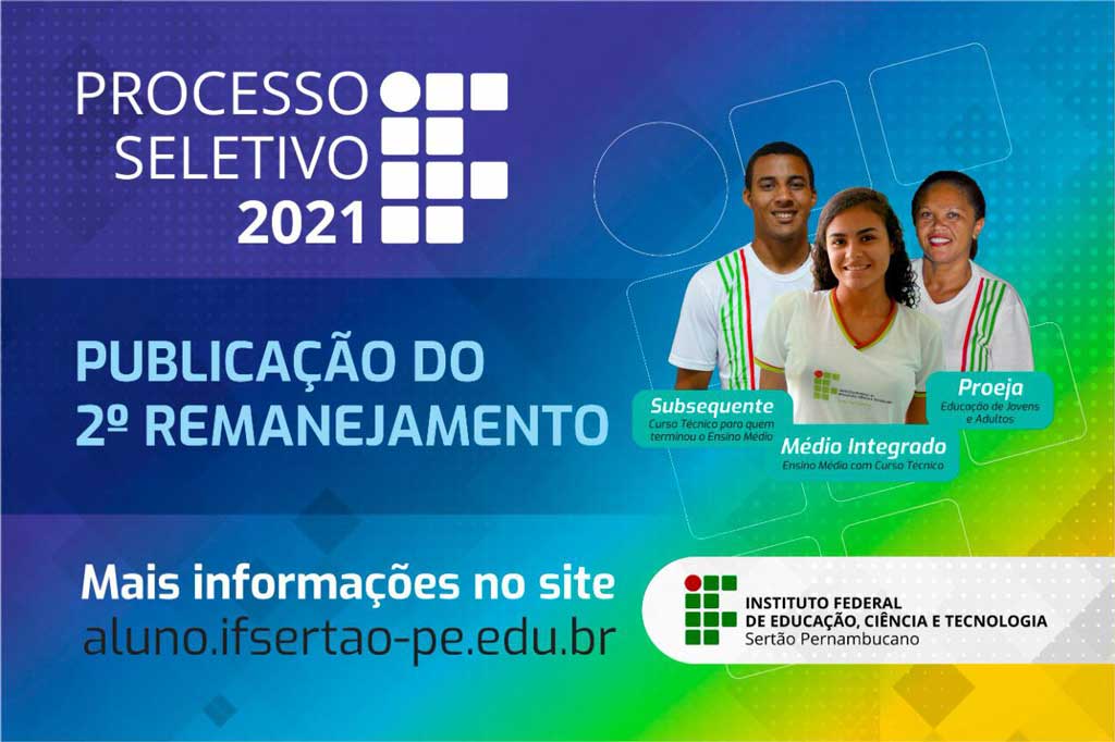 Campus Ouricuri divulga segundo remanejamento do PS 2021