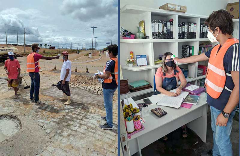 Prefeitura de Santa Filomena realiza ação educativa em prédios públicos para combater a Covid-19