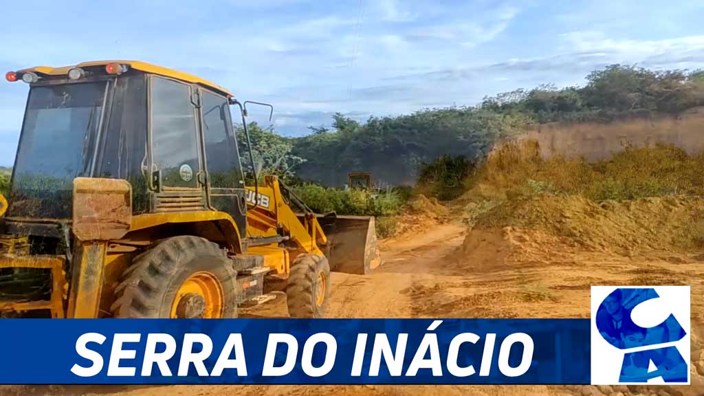 Santa Filomena: Estradas da Serra do Inácio são adaptadas ao período de chuvas