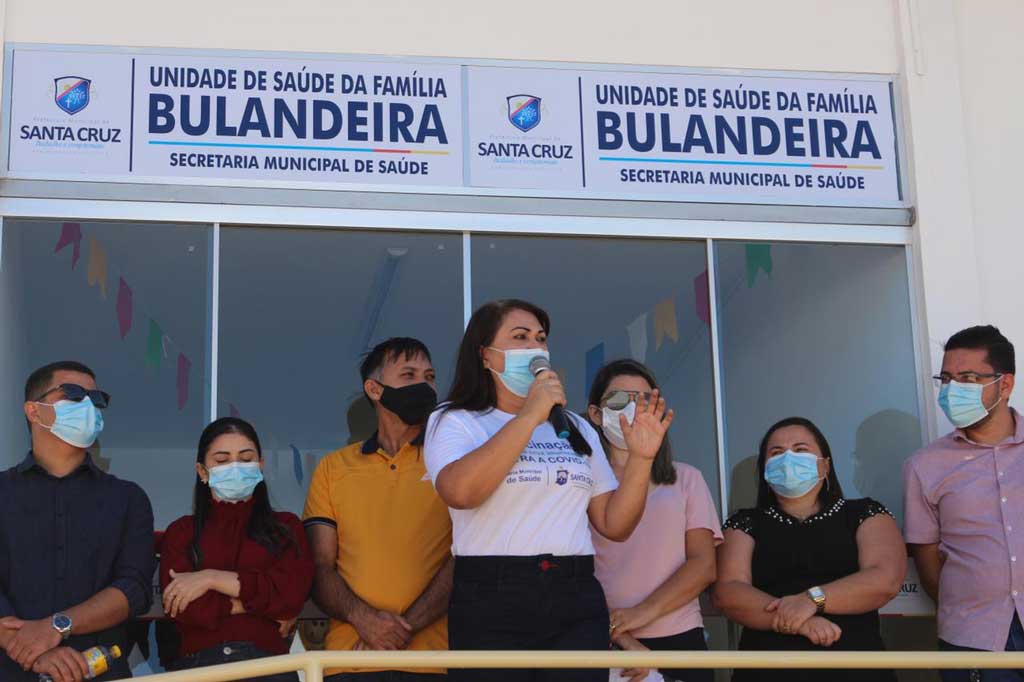 Eliane Soares inaugura reforma e ampliação de Unidade de Saúde em Santa Cruz