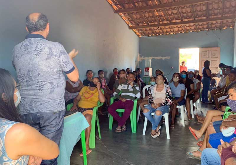 Associação Vila dos Alves retoma atividades presenciais em reunião com o prefeito Gildevan