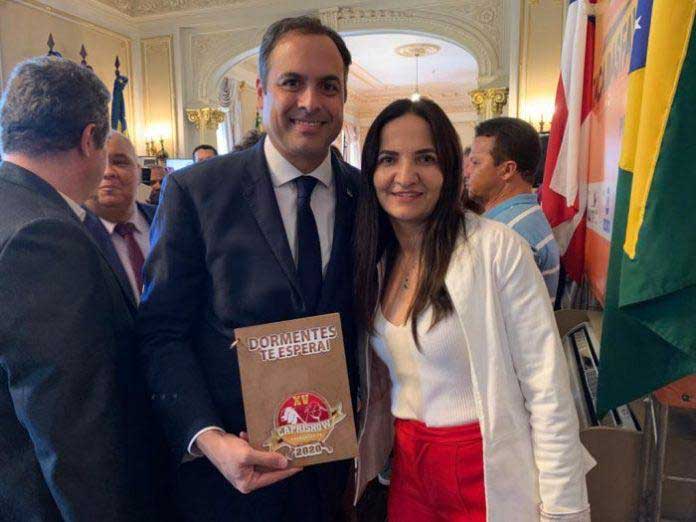 Prefeita Josimara Cavalcanti recebe o governador Paulo Câmara em Dormentes nesta quinta-feira, 12