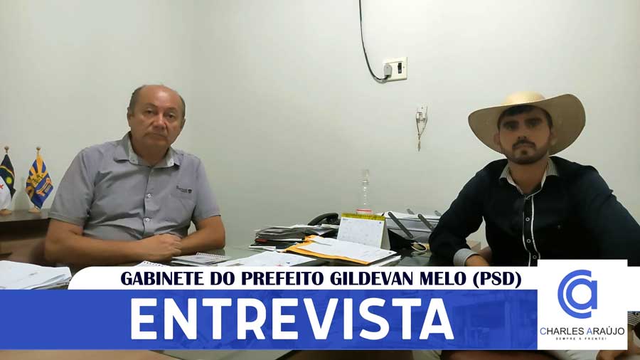 Videoentrevista: Prefeito Gildevan e coordenador de projetos falam sobre Regularização Fundiária Urbana