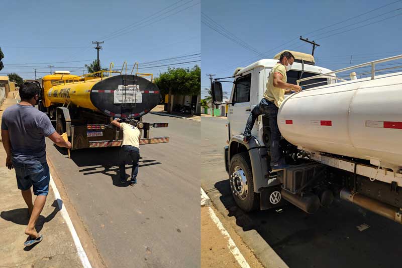 Vigilância Sanitária passa a vistoriar água da Operação Carro-Pipa e Compesa em Santa Filomena