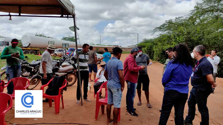 Fim do segundo bloqueio a veículos ligados a Votorantim na Estrada de Socorro a Serra do Inácio