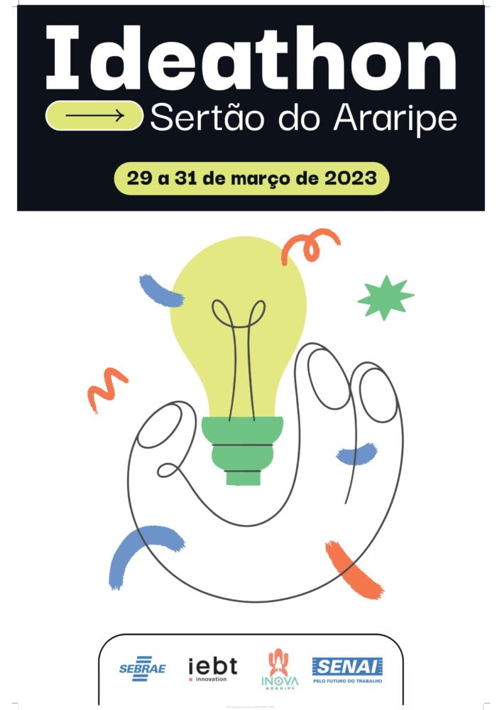 Ideathon Sertão do Araripe será realizado entre os dias 29 a 31 de março, em Araripina