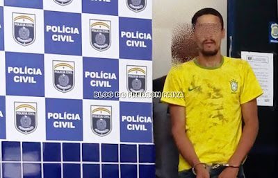 A Polícia Civil prende homem acusado de matar a esposa a golpes de faca na frente dos filhos, em Ouricuri