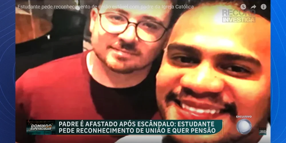 Estudante pede reconhecimento de união estável com padre da Igreja Católica