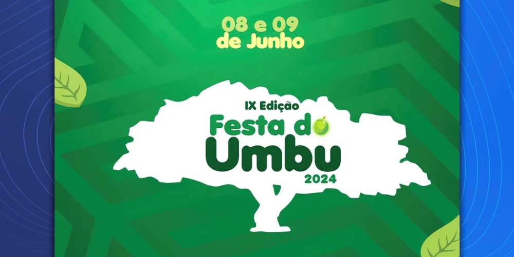 Vem aí a IX edição da Festa do Umbu - 2024! 💚🌳 Uma festa tradicional que celebra a cultura e a tradição da região.