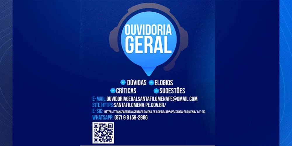 Prefeitura de Santa Filomena divulga Ouvidoria Geral; confira os canais de acesso