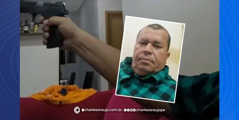 Vice-prefeito de Catende é flagrado disparando arma de fogo; polícia investiga