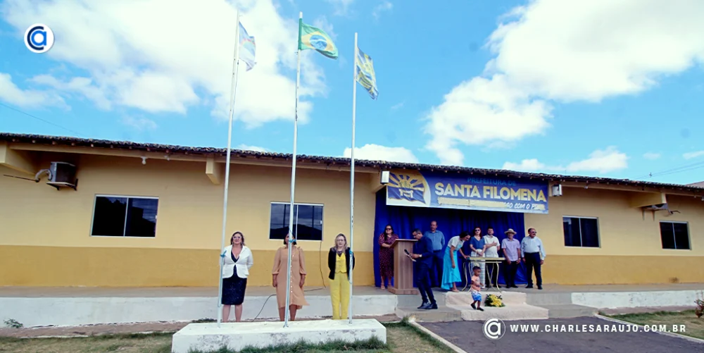 Santa Filomena celebra 29 anos de emancipação política com ato cívico e entrega de novos veículos