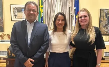 Prefeito eleito Evilásio Mateus, participa de audiência com Raquel Lyra