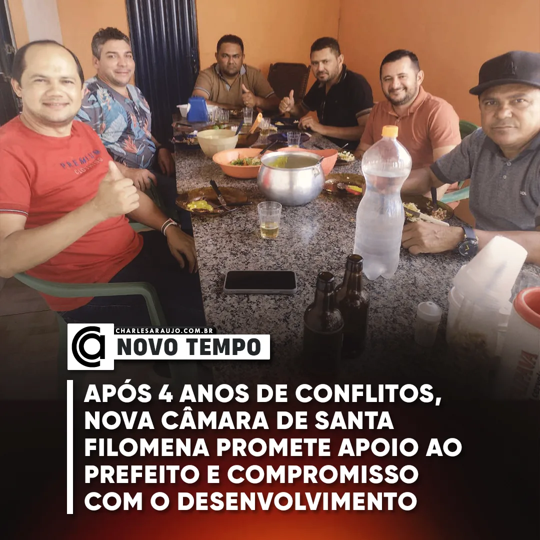 Após 4 anos de conflitos, nova Câmara de Santa Filomena promete apoio ao prefeito e compromisso com o desenvolvimento