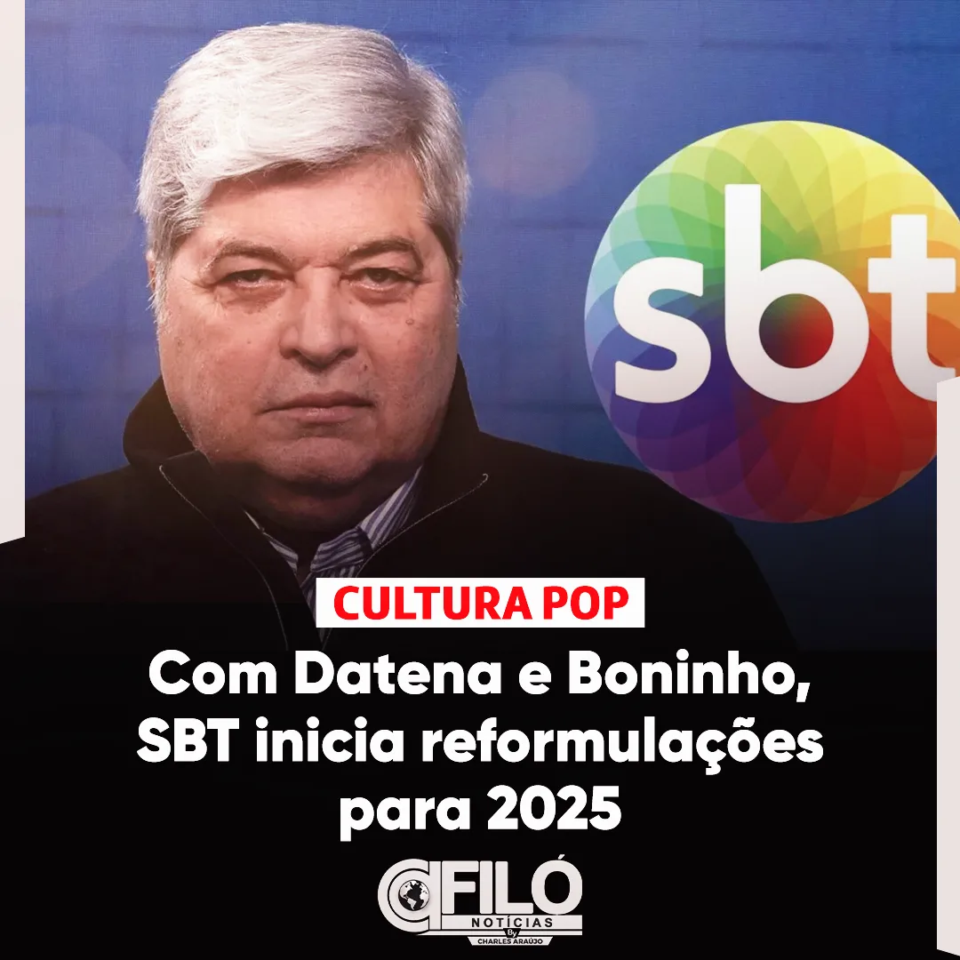 Com Datena e Boninho, SBT inicia reformulações para 2025