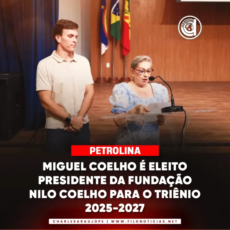 Miguel Coelho é eleito presidente da Fundação Nilo Coelho para o triênio 2025-2027