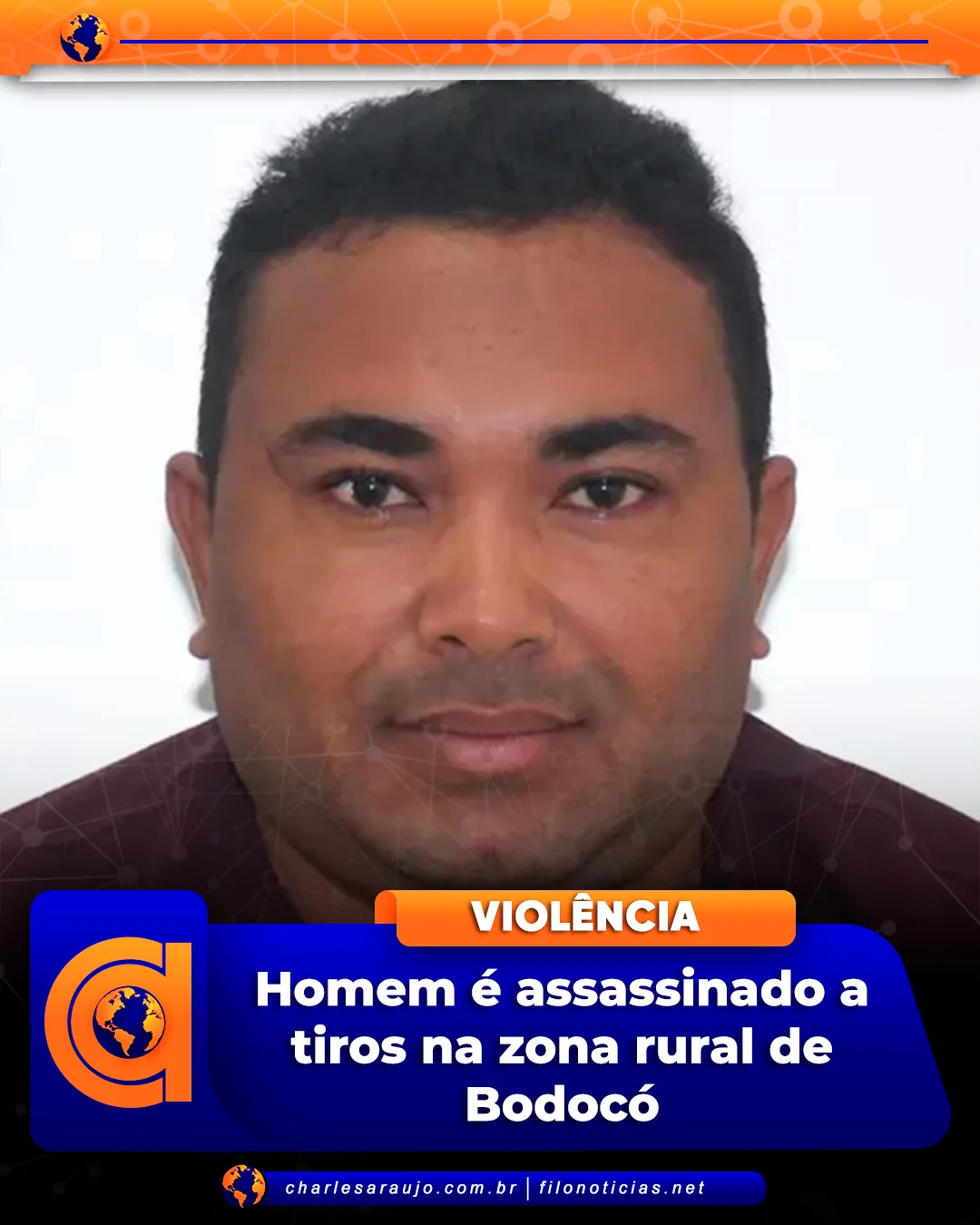 Homem é assassinado a tiros na zona rural de Bodocó