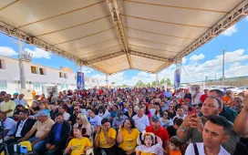 Evilásio e Roberta celebram conquista de R$ 6 milhões para o Hospital do Câncer do Araripe, com presença de senadores, deputados e prefeitos